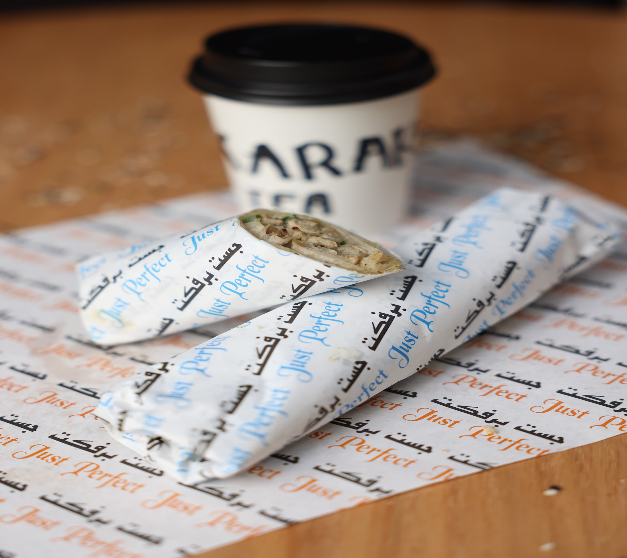 CHICKEN SHAWARMA+KARAK