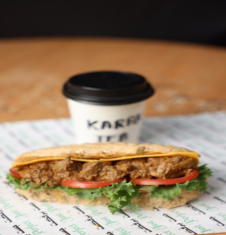 LIVER CHEESE BROWN BREAD+KARAK