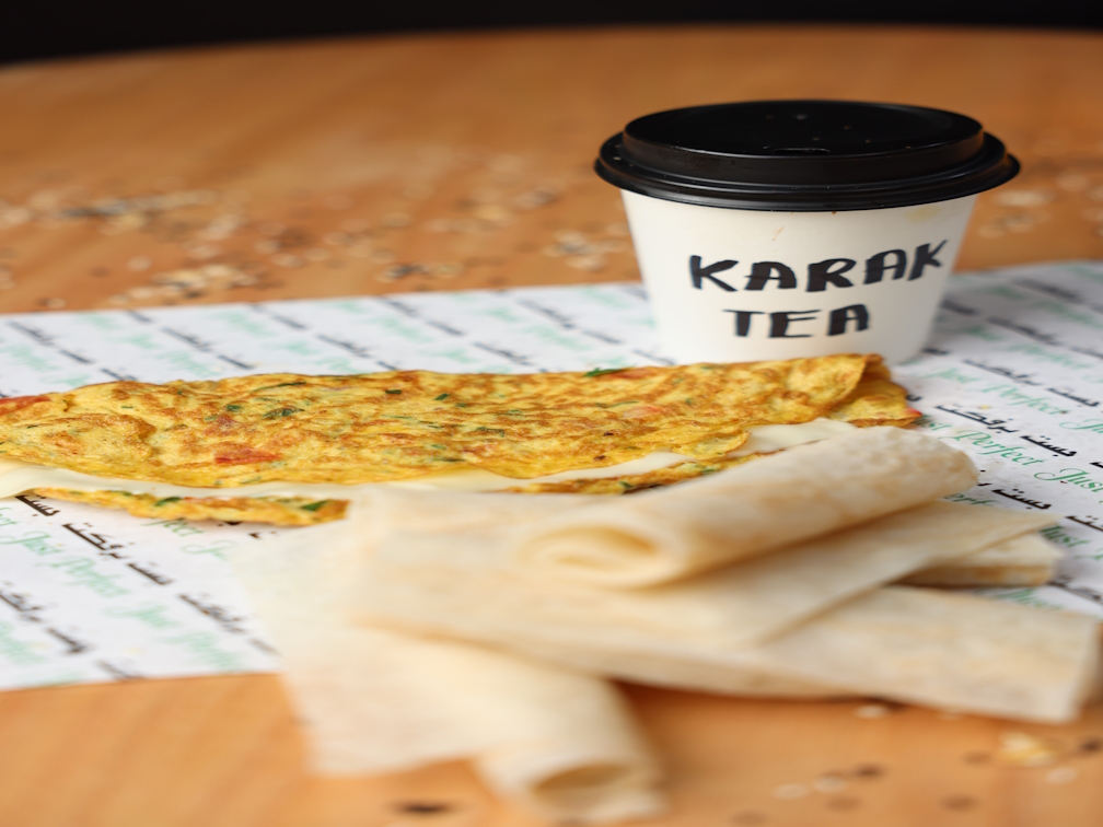 OMELET CHEESE PLATTER+KARAK