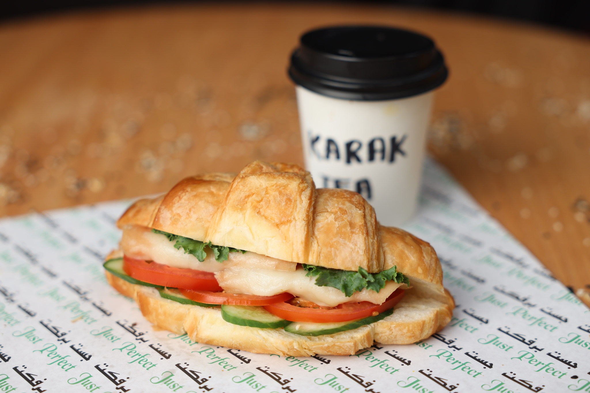 TURKEY CHEESE CROISANT+KARAK