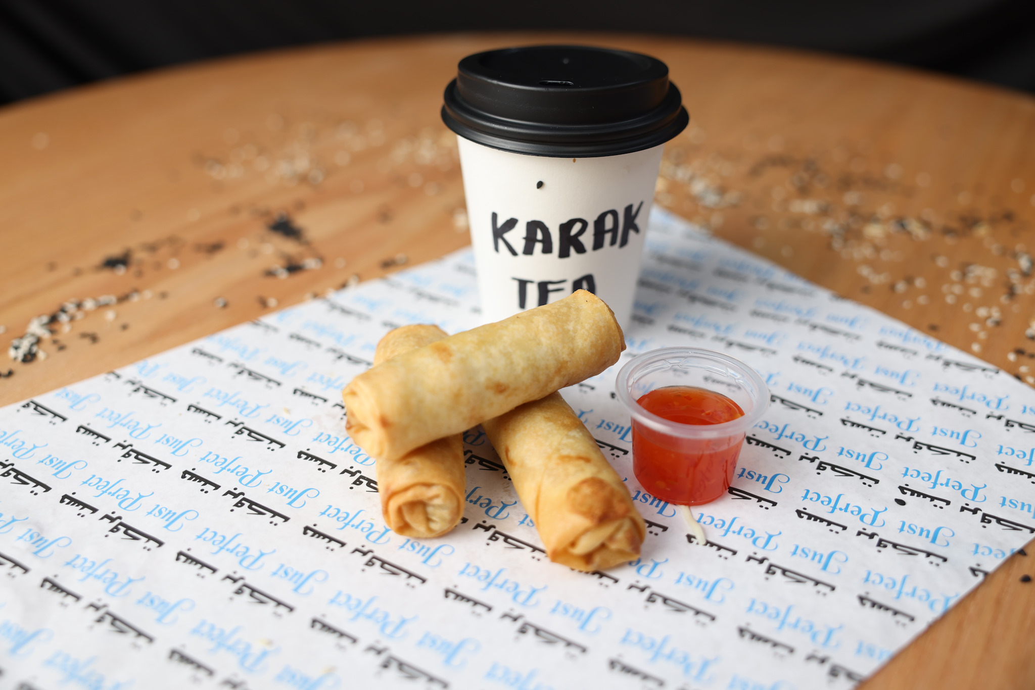 VEGETABLE SPRING ROLL+KARAK