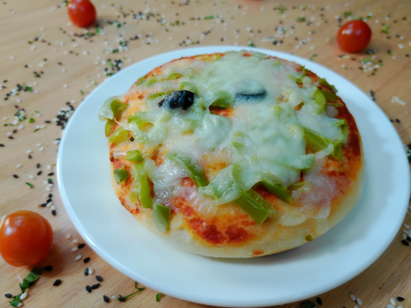 VEGETABLE PIZZA (MAX 20 MINS)