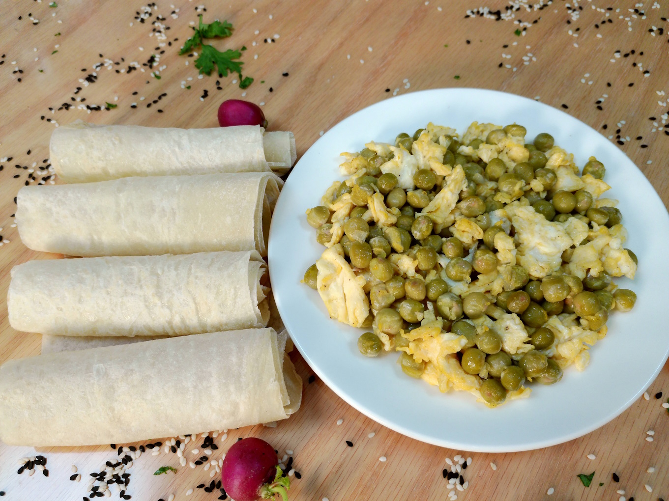 EGG GREENPEAS (MAX 20 MINS)