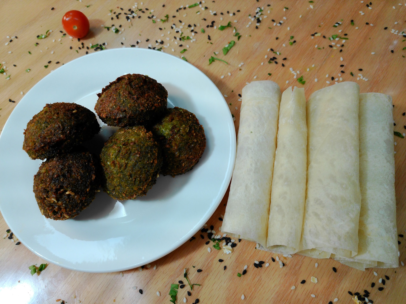 FALAFEL PLATTER SALSA (MAX 20 MINS)