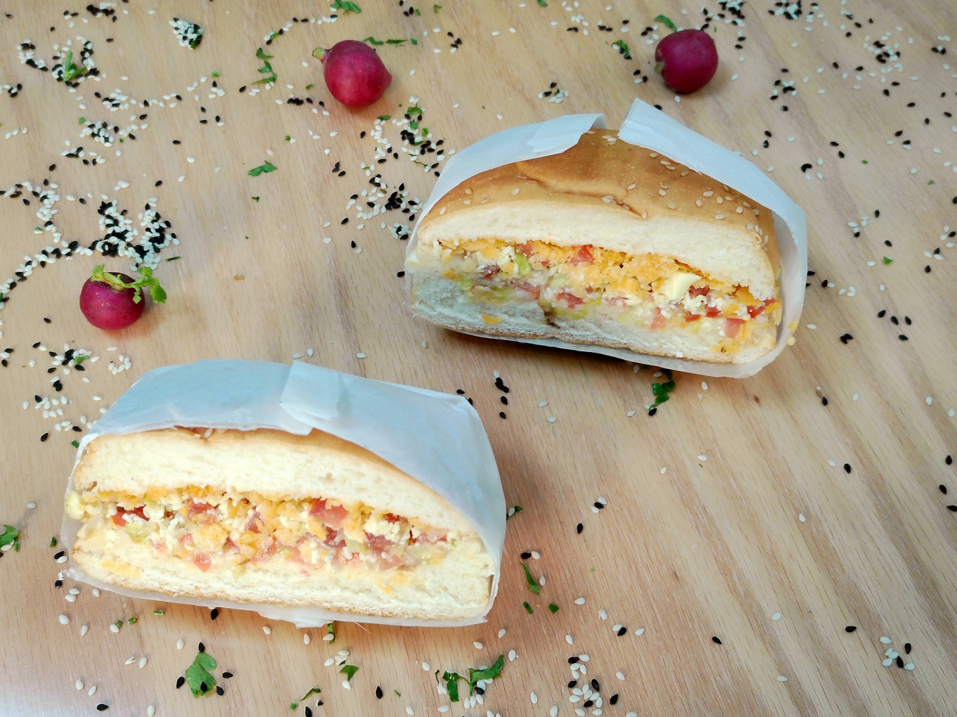 VEGETABLE CHIPS SANDWICH